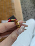 中國(guó)黃金（CHINA GOLD）十二生肖黃金手鏈女足金本命年手繩七夕情人節(jié)禮物送女友老婆生日 足金抱福手繩-蛇 曬單實(shí)拍圖