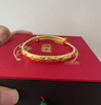 奢名紀(jì)999黃金手鐲金魚櫻花實(shí)心推拉純金包銀手鐲送媽媽節(jié)日禮物送長輩 金魚櫻花推拉手鐲【金包銀】 包金2.5克總重約30克-現(xiàn)貨速發(fā) 曬單實(shí)拍圖