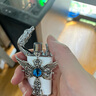 燃爵爆款手作藍瞳羽翼充氣打火機防風(fēng)雙火切換高顏值個(gè)性朋克小眾禮物 藍瞳羽翼+200ML口糧+禮盒裝 1支 曬單實(shí)拍圖