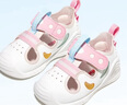 基諾浦 嬰兒學(xué)步鞋夏季輕薄涼鞋 男女兒童機能鞋蟬翼系列GB2426 白色/粉色 20 125mm 適合腳長(cháng)125-129mm 曬單實(shí)拍圖
