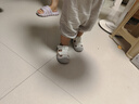牧童涼鞋男寶寶童鞋2025夏季新款穩(wěn)護防撞皮面學步鞋女嬰兒軟底鞋子 海霧藍 22 鞋內(nèi)長15.0cm/適合腳長14.7cm 曬單實拍圖