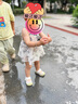 歐孕（OUYUN）學(xué)步鞋嬰幼兒透氣網(wǎng)面夏鞋寶寶涼鞋機(jī)能鞋 萌熊貓綠  20  曬單實(shí)拍圖