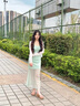 DJVT日本人字拖坡跟夾趾涼拖鞋女夏外穿新款松糕厚底高跟休閑沙灘涼鞋 杏色 37 曬單實(shí)拍圖
