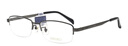 精工(SEIKO)眼鏡框男款商務(wù)半框鈦材遠近視光學(xué)眼鏡架H01116 74 53mm深灰色 曬單實拍圖
