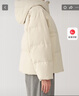 無(wú)印良品（MUJI）女式 不易沾水 羽絨夾克 短款羽絨服女款冬季  外套 BD0ZLA4A 象牙色 M （160/84A） 曬單實(shí)拍圖