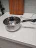 潮之金304不銹鋼奶鍋不粘鍋嬰兒輔食鍋湯鍋泡面蒸鍋無(wú)涂層16cm一體家用 304【食品級】無(wú)涂層不粘奶鍋 20cm 2800ml 曬單實(shí)拍圖