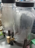 格娜斯大容量帶龍頭密封冷水壺家用耐高溫玻璃果汁桶水果茶飲料桶涼水壺 曬單實拍圖