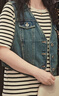 播商場(chǎng)同款Lisa Larson聯(lián)名牛仔疊穿馬甲女25春夏新款BDS2MD2676 B59牛仔藍(lán) S 曬單實(shí)拍圖