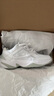 耐克女子輕便老爹鞋冬季緩震舒適運動(dòng)鞋NIKE M2K TEKNO AO3108 100白/白-白金色 37.5 曬單實(shí)拍圖