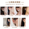 梵吉雅一周耳環(huán)女925銀套裝耳釘蝴蝶結(jié)時(shí)尚耳飾品生日520情人節(jié)禮物 一周耳釘女套裝【證書(shū)】當(dāng)次日達(dá) 曬單實(shí)拍圖