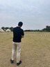 卡紳諾KARESINO【14針橫機】拉菲紅polo針織衫夏季男士休閑冰絲短袖T恤 高級黑 2XL 曬單實拍圖