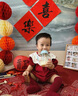 G.DUCKKIDS小黃鴨嬰兒包屁衣春秋長(zhǎng)袖新生兒連體衣女寶寶公主滿月周歲哈衣 酒紅色夏款 加襪子 66cm 尺碼建議0-3個(gè)月8-12斤 曬單實(shí)拍圖