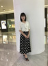 愛特愛（EITIE）時(shí)尚優(yōu)雅高腰顯瘦a字波點(diǎn)印花裙百搭半身裙2025夏季新款B2506606 黑20 M (160) 曬單實(shí)拍圖