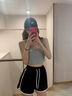 妙戀多美式短褲夏季女休閑運(yùn)動(dòng)短褲女ins簡(jiǎn)約風(fēng)女士短褲寬松三分超短褲 美式休閑運(yùn)動(dòng)短褲【灰色】 均碼 建議【100左右】 曬單實(shí)拍圖