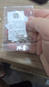 周六福（ZLF）  鉑金耳飾女款PT950白金銀杏幸而有你耳墜 2.14g 曬單實(shí)拍圖