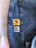 真維斯（Jeanswest）牛仔褲男春季新款寬松束腳工裝哈倫九分潮流時(shí)尚百搭休閑長(cháng)褲子 藍色 XL 120-140斤 曬單實(shí)拍圖