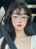 慕楚backbone純鈦金絲近視眼鏡女老錢風半框防藍光橢圓眼睛架男配度數(shù) 金色 眼鏡框【免郵試戴贈運費險】 曬單實拍圖