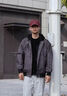WHIM NASA男士假兩件連帽皮衣外套男春秋季新款夾克寬松男生工裝青少年休閑 黑色 XL 曬單實(shí)拍圖