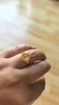 明牌珠寶足金古法黃金國(guó)色傾城牡丹花戒指送禮女AFM0277工費(fèi)1000 足金戒指 約6.67克 曬單實(shí)拍圖