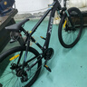 喜德盛山地自行車(chē)黑客350 X6鋁合金車(chē)架21速變速機(jī)械碟剎 黑銀色17寸 曬單實(shí)拍圖