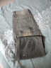 7家優(yōu)品牛仔褲男美式高街早秋新款水洗復古潑墨印花寬松直筒ins長褲 YCWP-A055藍色 M 曬單實拍圖