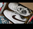 耐克男子透氣平底運動鞋冬季板鞋NIKE COURT VISION LOW DH2987 101白色/黑/白色 40.5 曬單實拍圖