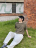名創(chuàng)優(yōu)品（MINISO）冰絲短袖男夏季薄款軍綠色男款上衣橄欖綠運(yùn)動(dòng)快干衣T恤男士半袖 【冰絲涼感】橄欖綠(m閃耀星芒胸標(biāo)) XL /180(不起球不掉色) 曬單實(shí)拍圖