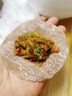 黑全麥餃子皮新鮮粗糧無(wú)鹽無(wú)蔗糖手工 黑全麥餃子皮二斤裝約130張 曬單實(shí)拍圖
