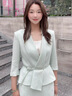Laurèl【三醋酯】勞芮25春新三醋酸淡人收腰西裝女LWD346T13000 玉石綠 155/80A XS 曬單實拍圖