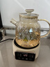 韓派（HAP）養(yǎng)生壺煮茶器燉煮一體煮茶壺?zé)畨?L家用小型迷你小巧電熱水壺保溫壺辦公室女士用全玻璃壺HP-02 曬單實(shí)拍圖