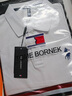 TOME BORNEK湯米高端Polo衫男士夏季新款100%純棉翻領(lǐng)半袖商務(wù)休閑短袖t恤男 白色 XL 推薦【130-155斤】 曬單實(shí)拍圖