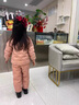 G.DUCKKIDS兒童輕薄羽絨服內(nèi)膽上衣冬套裝保暖內(nèi)衣寶寶女童男中大童羽絨褲 03套裝粉色 170碼適合身高150-160cm 曬單實(shí)拍圖