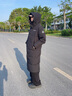 波司登（BOSIDENG）90絨長(zhǎng)款羽絨服男女情侶款連帽防風(fēng)冬季保暖厚外套 【店長(zhǎng)推薦】黑色8056 L 170/92A 曬單實(shí)拍圖