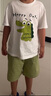 巴拉巴拉童裝男童短袖套裝兒童兩件套寶寶衣服2025夏裝撞色潮208225119111 曬單實(shí)拍圖
