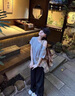 S·J·V·K辣妹灰色一字領(lǐng)斜肩短袖t恤女夏季寬松慵懶風(fēng)露肩設(shè)計(jì)感小眾上衣 灰色 【優(yōu)質(zhì)版87%用戶選擇】 S （適合80-100斤） 曬單實(shí)拍圖