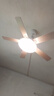 佑家佑家新款風扇燈吊燈餐廳LED北歐簡約臥室一體電扇燈吊扇燈客廳 特價薦!48寸52wLED 不含安裝 曬單實拍圖