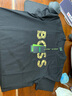 BOSS短袖T恤男夏季新款潮牌boss經(jīng)典圖案印花時(shí)尚潮流百搭男女款純|棉 黑色 XL 曬單實(shí)拍圖