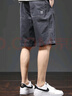 增致牛仔（zengzhi）【夏季薄款】男士休閑短褲男2025新款工裝五分褲男直筒中褲子男褲 曬單實(shí)拍圖
