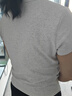 森馬（Semir）短袖T恤女短款純色顯瘦2025夏緊身一字領(lǐng)上衣小性感107425100091 曬單實(shí)拍圖