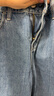 HOLLISTER25夏新款baggy風(fēng)垂感低腰牛仔五分短褲女裝KI349-5221 中度水洗 30 165/76A 10標(biāo)準(zhǔn)版 曬單實(shí)拍圖