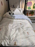 HOME HODO 紅豆家紡大學生宿舍三件套床上用品水洗棉床單被套六件套被褥全套一整套 V開心樂園+藍愛心 【A類水洗棉】 0.9m 床笠款 三件套-被套150*200cm 曬單實拍圖