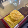 琉晴金飯碗黃金桌面擺件金碗筷三件套寶寶滿(mǎn)月認干兒子干女兒禮物高檔 富貴金碗 特大號-套裝 曬單實(shí)拍圖