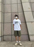NASAWASSUP官方聯(lián)名工裝短褲男潮流美式寬松五分褲休閑褲夏季褲子男生直 軍綠色DK33-HMFS XL 【建議120斤-140斤】 曬單實(shí)拍圖
