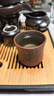 琦軒源茶具套裝家用半全自動石磨懶人功夫茶具茶杯茶葉罐泡茶杯 韻黑暗香自動茶具10件套+四方茶盤 曬單實拍圖