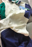 左西男童夏裝套裝兒童polo衫短袖短褲兩件套夏季運(yùn)動(dòng)童裝潮 米白 160 曬單實(shí)拍圖