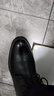 百思圖商場同款時尚商務(wù)通勤方跟男正裝皮鞋22057CM3 黑色 40 曬單實(shí)拍圖