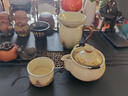 尚言坊手抓壺泡茶蓋碗茶杯單個汝窯茶碗功夫茶具一人飲女士茶壺家用 曬單實(shí)拍圖