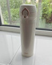 膳魔師（THERMOS）保溫杯316鋼500ml男女士兒童保冷水杯子JNL-500S象牙白 曬單實拍圖