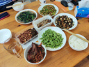幾物森林 骨瓷飯碗陶瓷碗家用大容量米飯碗微波爐純白餐具 4.5英寸6只裝 曬單實拍圖