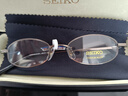 精工（SEIKO）近視眼鏡框架女 鈦架高度數小框 散光配鏡H 曬單實(shí)拍圖